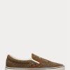 Zapatillas Ralph Lauren Keaton Tweed sin cordones para hombre, color marrón/marrón Zapatillas Ralph Lauren Keaton Tweed sin cordones para hombre, color marrón/marrón