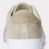 Zapatillas Ralph Lauren Longwood de ante color caqui para hombre