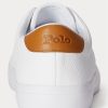 Zapatillas Ralph Lauren Longwood de cuero blancas para hombre Zapatillas Ralph Lauren Longwood de cuero blancas para hombre