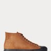 Zapatillas Ralph Lauren Mayport de ante marrón para hombre Zapatillas Ralph Lauren Mayport de ante marrón para hombre