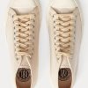 Zapatillas Ralph Lauren Mayport de lona beige para mujer