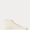 Zapatillas Ralph Lauren Mayport de lona color crema para hombre Zapatillas Ralph Lauren Mayport de lona color crema para hombre