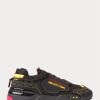 Zapatillas Ralph Lauren PS200 para hombre, color negro y amarillo Zapatillas Ralph Lauren PS200 para hombre, color negro y amarillo