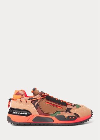 Zapatillas Ralph Lauren PS200 para hombre en color camuflaje/marrón