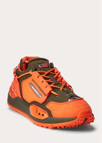 Zapatillas Ralph Lauren PS200 para hombre en color naranja