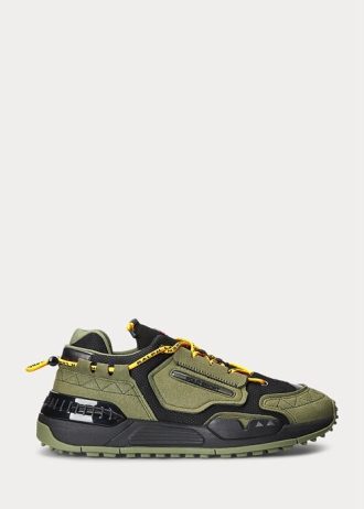 Zapatillas Ralph Lauren PS200 para hombre en color oliva y negro Zapatillas Ralph Lauren PS200 para hombre en color oliva y negro