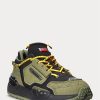 Zapatillas Ralph Lauren PS200 para hombre en color oliva y negro