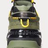 Zapatillas Ralph Lauren PS200 para hombre en color oliva y negro