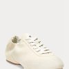 Zapatillas Ralph Lauren The Suede Pony Ballerina para mujer en beige Zapatillas Ralph Lauren The Suede Pony Ballerina para mujer en beige