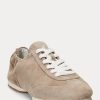 Zapatillas Ralph Lauren The Suede Pony Ballerina para mujer en gris Zapatillas Ralph Lauren The Suede Pony Ballerina para mujer en gris