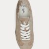 Zapatillas Ralph Lauren The Suede Pony Ballerina para mujer en gris Zapatillas Ralph Lauren The Suede Pony Ballerina para mujer en gris