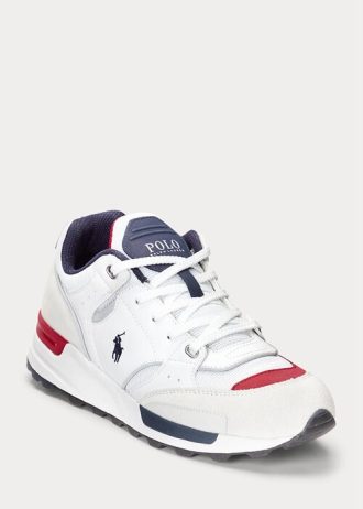 Zapatillas Ralph Lauren Trackster 200 blancas para hombre
