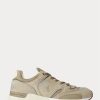 Zapatillas Ralph Lauren Trackster 200 para hombre en color caqui
