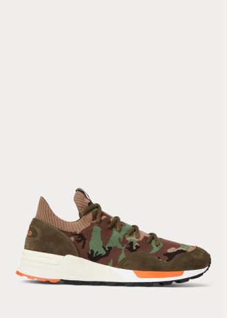 Zapatillas Ralph Lauren Trackster 200II de punto con camuflaje para hombre