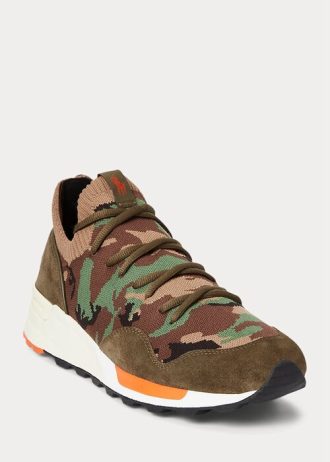 Zapatillas Ralph Lauren Trackster 200II de punto con camuflaje para hombre