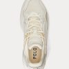 Zapatillas técnicas con logotipo de Ralph Lauren para mujer en beige Zapatillas técnicas con logotipo de Ralph Lauren para mujer en beige