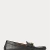 Zapatos casuales de cuero Ralph Lauren Anders para hombre, color negro Zapatos casuales de cuero Ralph Lauren Anders para hombre, color negro