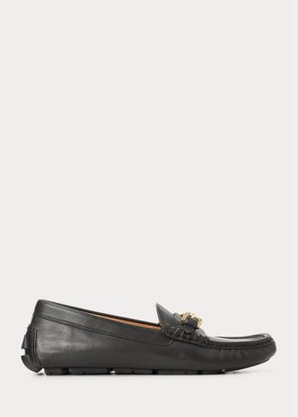 Zapatos casuales de cuero Ralph Lauren Anders para hombre, color negro Zapatos casuales de cuero Ralph Lauren Anders para hombre, color negro
