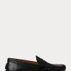 Zapatos casuales de cuero Ralph Lauren Anders para hombre, color negro Zapatos casuales de cuero Ralph Lauren Anders para hombre, color negro