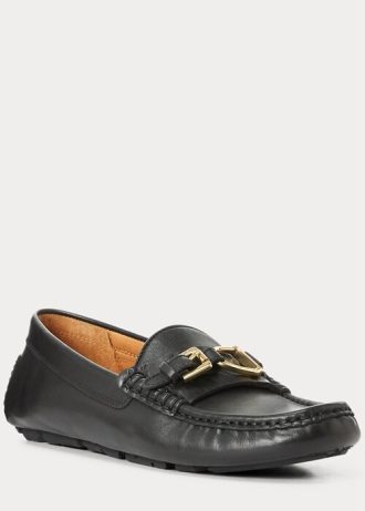 Zapatos casuales de cuero Ralph Lauren Anders para hombre, color negro Zapatos casuales de cuero Ralph Lauren Anders para hombre, color negro