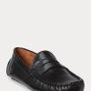 Zapatos casuales de cuero Ralph Lauren Anders para hombre, color negro Zapatos casuales de cuero Ralph Lauren Anders para hombre, color negro