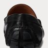 Zapatos casuales de cuero Ralph Lauren Anders para hombre, color negro Zapatos casuales de cuero Ralph Lauren Anders para hombre, color negro