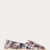 Alpargatas de madrás con escudo Cevio de Ralph Lauren multicolor para hombre Alpargatas de madrás con escudo Cevio de Ralph Lauren multicolor para hombre
