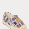 Alpargatas de madrás con escudo Cevio de Ralph Lauren multicolor para hombre Alpargatas de madrás con escudo Cevio de Ralph Lauren multicolor para hombre