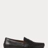 Zapatos casuales Ralph Lauren Reynold de grano completo para hombre, color negro Zapatos casuales Ralph Lauren Reynold de grano completo para hombre, color negro