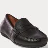 Zapatos casuales Ralph Lauren Reynold de grano completo para hombre, color negro Zapatos casuales Ralph Lauren Reynold de grano completo para hombre, color negro