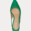 Zapatos de tacón con tira trasera de piel napa Ralph Lauren Lolah para mujer, color verde Zapatos de tacón con tira trasera de piel napa Ralph Lauren Lolah para mujer, color verde