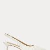 Zapatos de tacón con tira trasera Lolah de piel napa Ralph Lauren para mujer, color blanco Zapatos de tacón con tira trasera Lolah de piel napa Ralph Lauren para mujer, color blanco