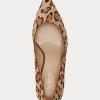 Zapatos de tacón de pelo de becerro Ralph Lauren Lanette para mujer, color marrón