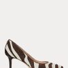 Zapatos de tacón de pelo de becerro Ralph Lauren Lanette para mujer en color chocolate Zapatos de tacón de pelo de becerro Ralph Lauren Lanette para mujer en color chocolate