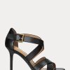 Zapatos de tacón negros Gisella de Ralph Lauren para mujer, de piel bruñida Zapatos de tacón negros Gisella de Ralph Lauren para mujer, de piel bruñida