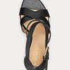 Zapatos de tacón negros Gisella de Ralph Lauren para mujer, de piel bruñida Zapatos de tacón negros Gisella de Ralph Lauren para mujer, de piel bruñida
