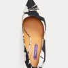 Zapatos de tacón Ralph Lauren Celia con estampado floral para mujer, color negro y crema Zapatos de tacón Ralph Lauren Celia con estampado floral para mujer, color negro y crema