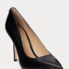 Zapatos de tacón Ralph Lauren Lindella II de piel bruñida para mujer, color negro Zapatos de tacón Ralph Lauren Lindella II de piel bruñida para mujer, color negro
