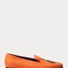Zapatos de vestir de lino bordado Ralph Lauren Alonzo para hombre en color naranja Zapatos de vestir de lino bordado Ralph Lauren Alonzo para hombre en color naranja