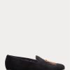 Zapatos de vestir de terciopelo Ralph Lauren Alonzo Bullion Crest para hombre, color negro Zapatos de vestir de terciopelo Ralph Lauren Alonzo Bullion Crest para hombre, color negro