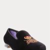 Zapatos de vestir de terciopelo Ralph Lauren Alonzo Bullion Crest para hombre, color negro Zapatos de vestir de terciopelo Ralph Lauren Alonzo Bullion Crest para hombre, color negro