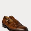 Zapatos de vestir estilo pescador Ralph Lauren de piel de becerro bruñida marrón para hombre Zapatos de vestir estilo pescador Ralph Lauren de piel de becerro bruñida marrón para hombre