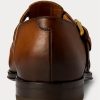 Zapatos de vestir estilo pescador Ralph Lauren de piel de becerro bruñida marrón para hombre Zapatos de vestir estilo pescador Ralph Lauren de piel de becerro bruñida marrón para hombre