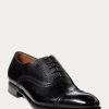 Zapatos de vestir negros con punta de casquillo Ralph Lauren Denver para hombre Zapatos de vestir negros con punta de casquillo Ralph Lauren Denver para hombre