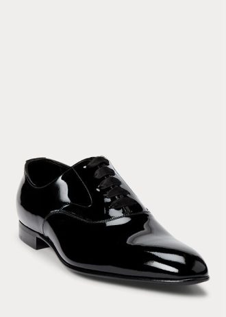 Zapatos de vestir negros de charol Ralph Lauren Paget para hombre Zapatos de vestir negros de charol Ralph Lauren Paget para hombre