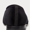 Zapatos de vestir negros Ralph Lauren Alonzo de terciopelo bordado para hombre Zapatos de vestir negros Ralph Lauren Alonzo de terciopelo bordado para hombre