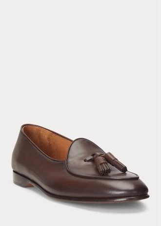 Zapatos de vestir Ralph Lauren Belvin de piel de becerro marrón oscuro para hombre Zapatos de vestir Ralph Lauren Belvin de piel de becerro marrón oscuro para hombre