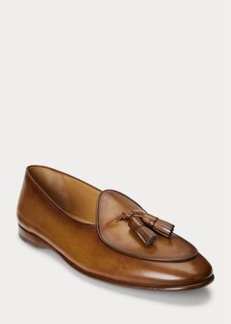 Zapatos de vestir Ralph Lauren Belvin de piel de becerro marrón para hombre Zapatos de vestir Ralph Lauren Belvin de piel de becerro marrón para hombre