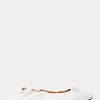 Zapatos planos de ballet Ralph Lauren The Pony para mujer en color blanco Zapatos planos de ballet Ralph Lauren The Pony para mujer en color blanco