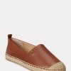 Zapatos planos de piel abatanada Ralph Lauren Cameryn IV para mujer, color marrón Zapatos planos de piel abatanada Ralph Lauren Cameryn IV para mujer, color marrón